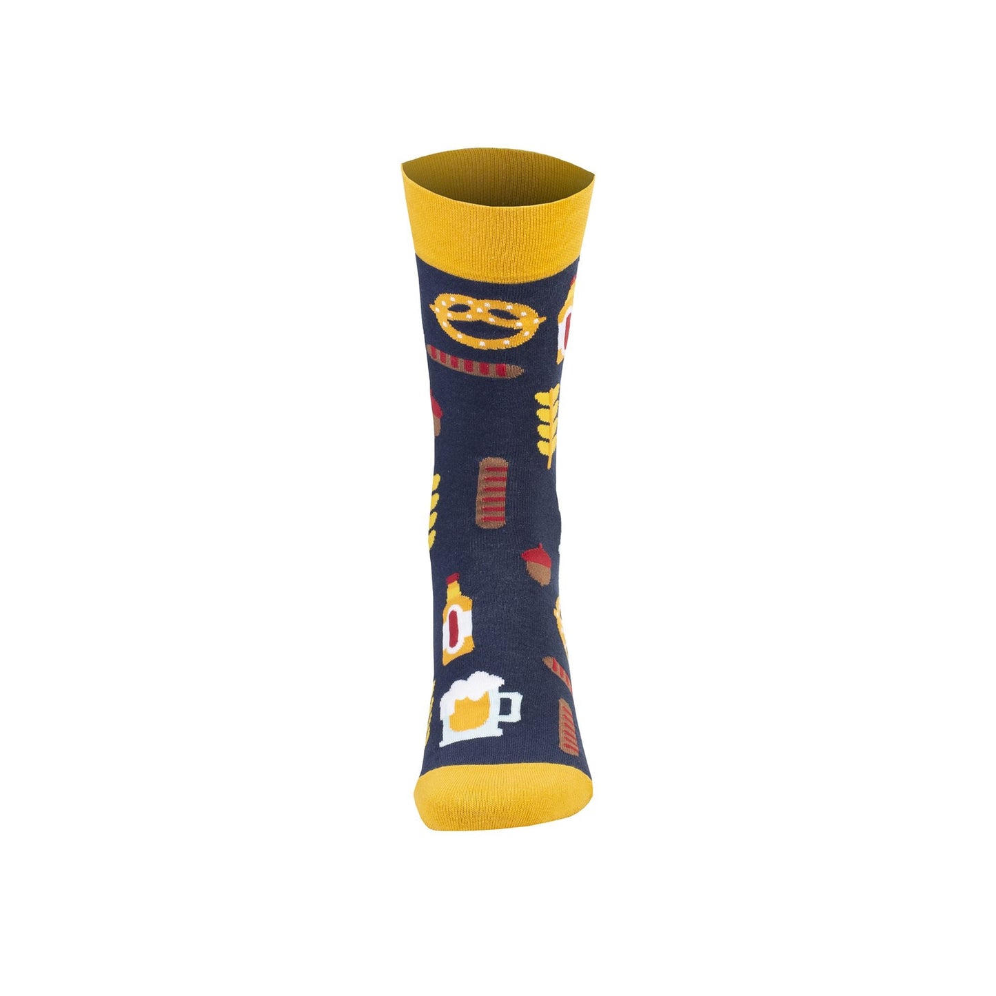 Colorful Funny Combed Cotton Crew Socks