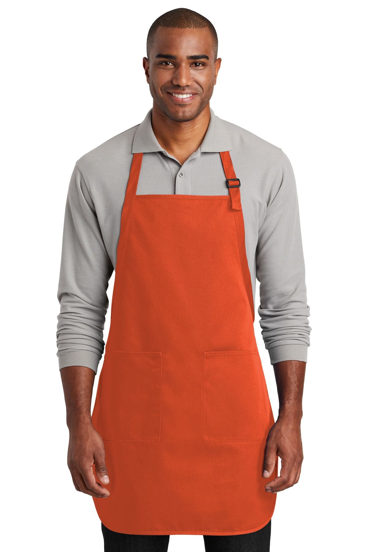 Port Authority Full-Length Two-Pocket Bib Apron A600