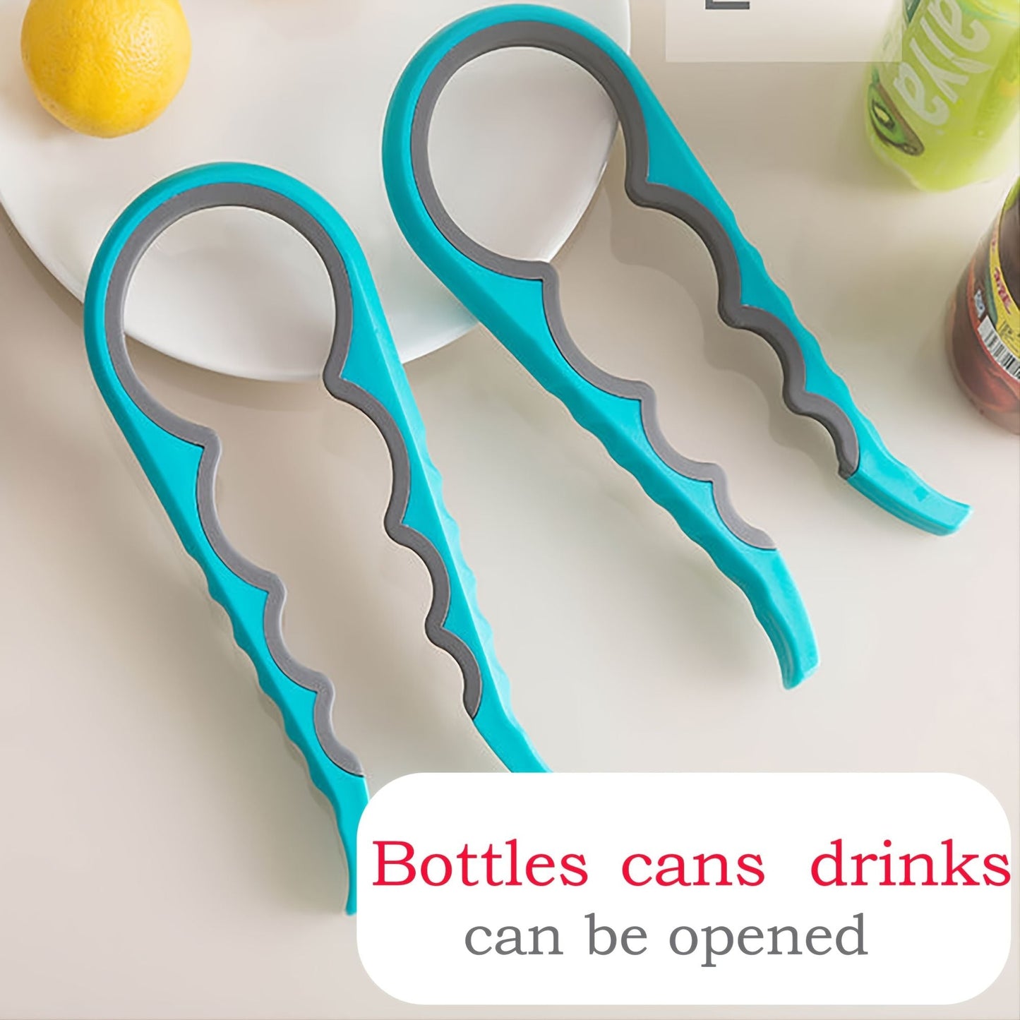 1pc Multifunctional 4-in-1 Jar Opener, Jar Gripper, Lid Opener, Can Opener, Bottle Opener For Arthritic Hands And Weak Hand, Jar Opener For Seniors With Arthritis, 9.06*3.74in/23*9.5cm