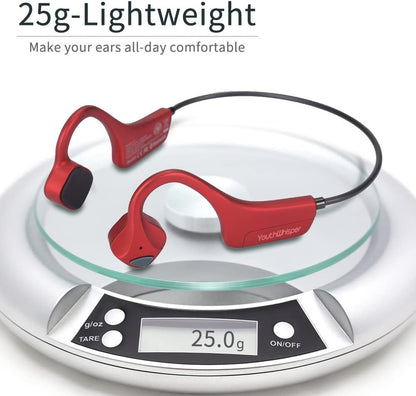 Sport Wireless Bone Conduction Earphones – Open-Ear Safety Design, IPX6 Sweat-proof, 8 Hrs Call