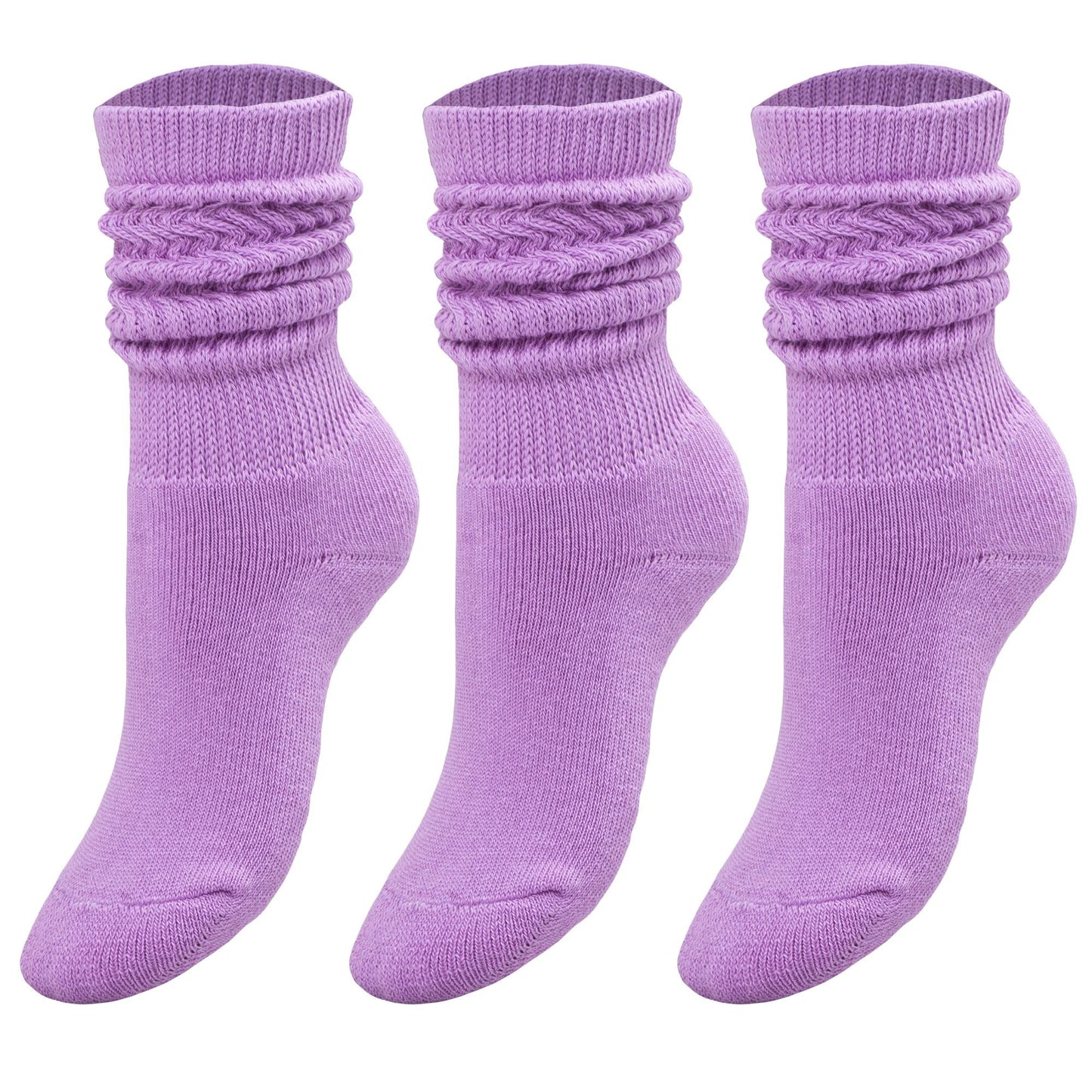 3 Pairs Kids Slouch Socks