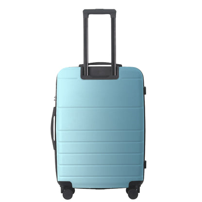Luggage Sets ABS Hardshell 3pcs Luggage, Lightweight Durable Suitcase sets Spinner Wheels Suitcase with TSA Lock 20''24''28'' Available(Blue)
