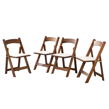 Upholstered folding chair, space saving, easy to carry, 4PCS, Dining room