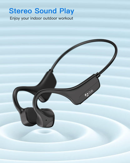 Sport Wireless Bone Conduction Earphones – Open-Ear Safety Design, IPX6 Sweat-proof, 8 Hrs Call