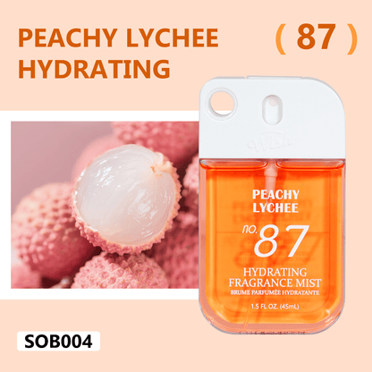 Wish 4pcs perfume, essential perfume for mini travel, portable aloe perfume spray, clean hands, rich fragrance. Moisturizing hand care spray, fruit flavor