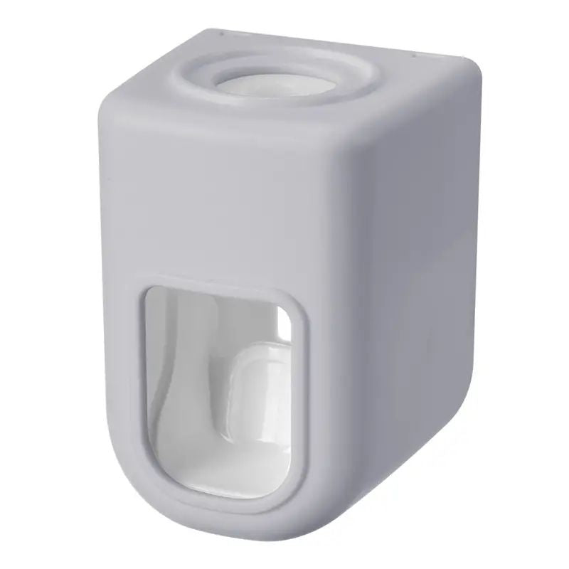 1pc Electric Toothbrush Holder Couple Toothbrush Holder Lazy Person Automatic Toothpaste Squeezing Device Wall Mounted Non Perforated Toothpaste Toothbrush Holder In Bathroom