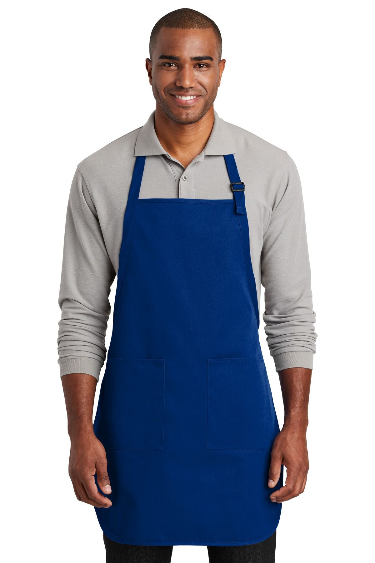 Port Authority Full-Length Two-Pocket Bib Apron A600