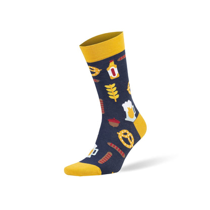 Colorful Funny Combed Cotton Crew Socks