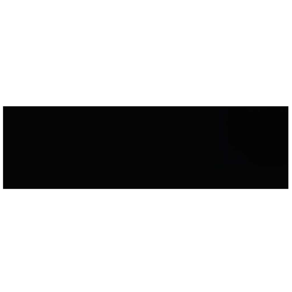 Wall Shelf Black Honeycomb MDF, metal frame 31.5 x 9.3 x 1.5 in