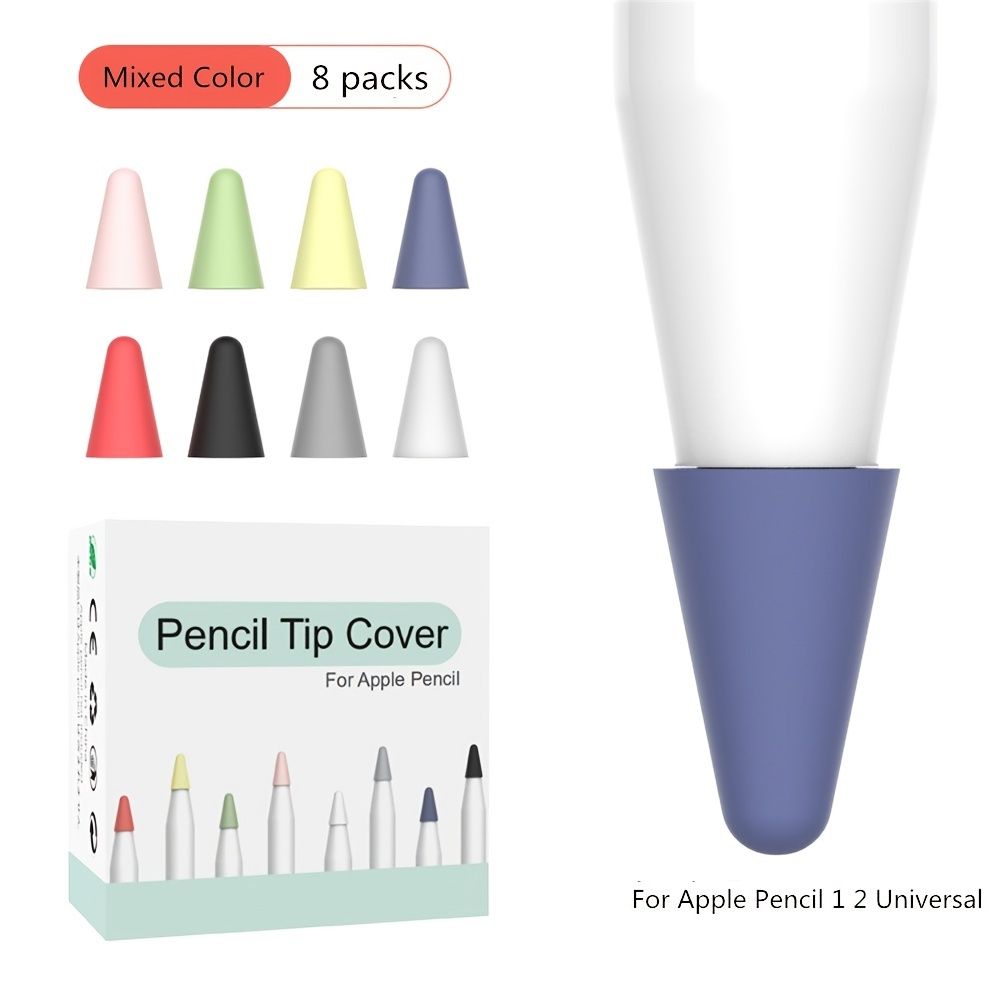 Silicone Replacement Tip Case For Apple Pencil 1/2 Touchscreen Stylus Pen Case Nib Protective Cover Skin For Apple Pencil