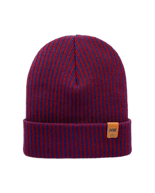 Cuffed Traditional Wide Ribbed Blue/Maroon