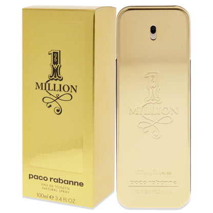 1 Million by Paco Rabanne for Men - 3.4 oz EDT Spray