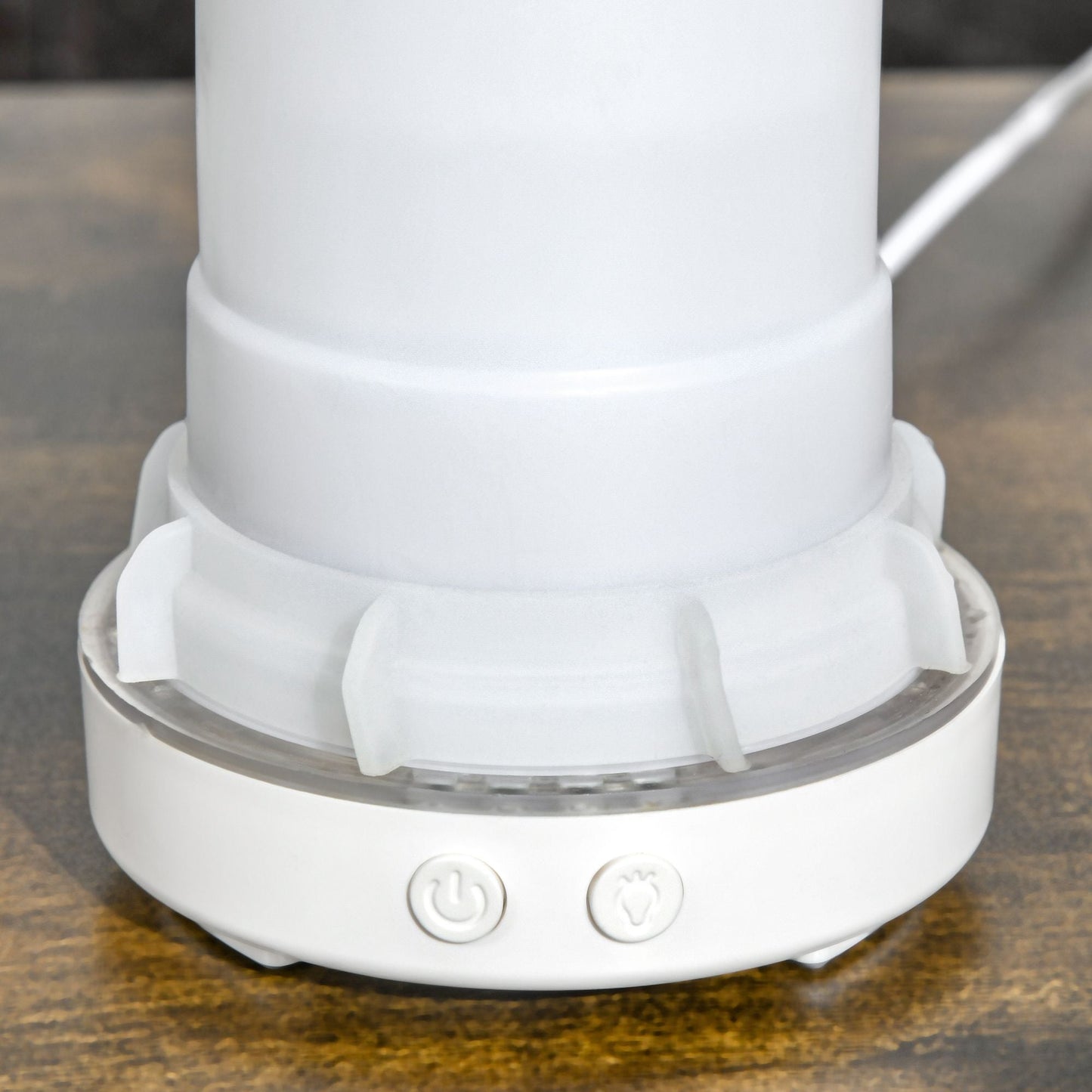 100ml Ultrasonic Aromatherapy Diffuser, Essential Oils Humidifier with Ceramic Cover, 7 Colors LED Lights, Timer, Waterless Auto-off for Home and Office, White