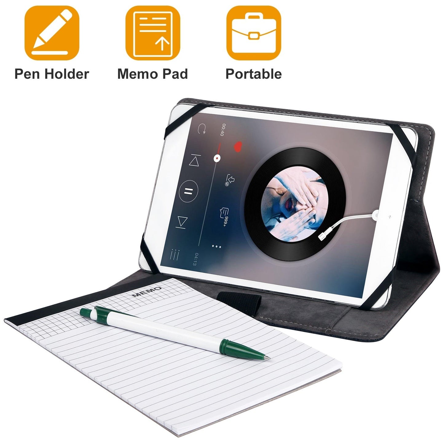 Padfolio Case For 7.9in Tablet PC Business Tablet Portfolio Organizer