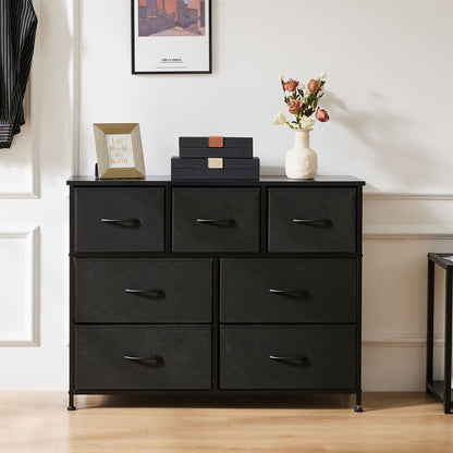 Dresser for bedroom 7 storage Spaces, assembled wardrobe lockers, bedroom furniture lockers