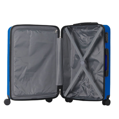 Luggage Sets ABS Hardshell 3pcs Luggage, Lightweight Durable Suitcase sets Spinner Wheels Suitcase 20''24''28'' (BLUE)
