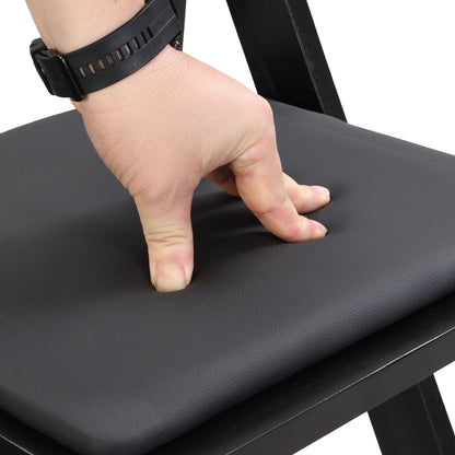 Upholstered folding chair, space saving, easy to carry, 4PCS, Dining room