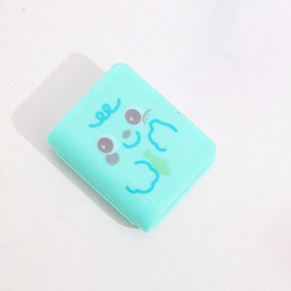 1pc Eraser Scrunchie For 2pcs Stationery Book Shaped Scrunchie Multifunction Creative Gift