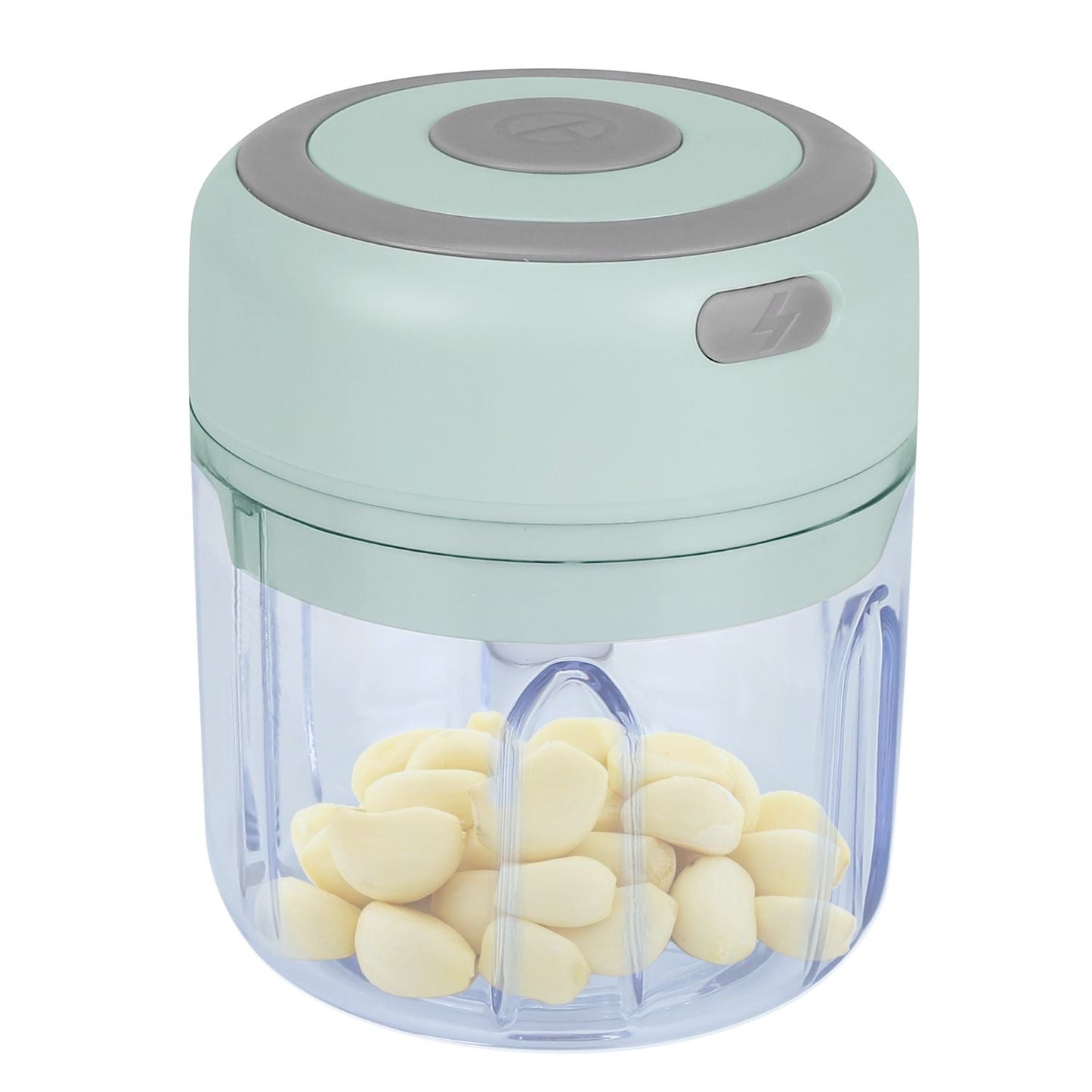 Mini Electric Garlic Chopper Ginger Chopper with 8.45OZ Capacity Cordless Garlic Mincer Food Chopper
