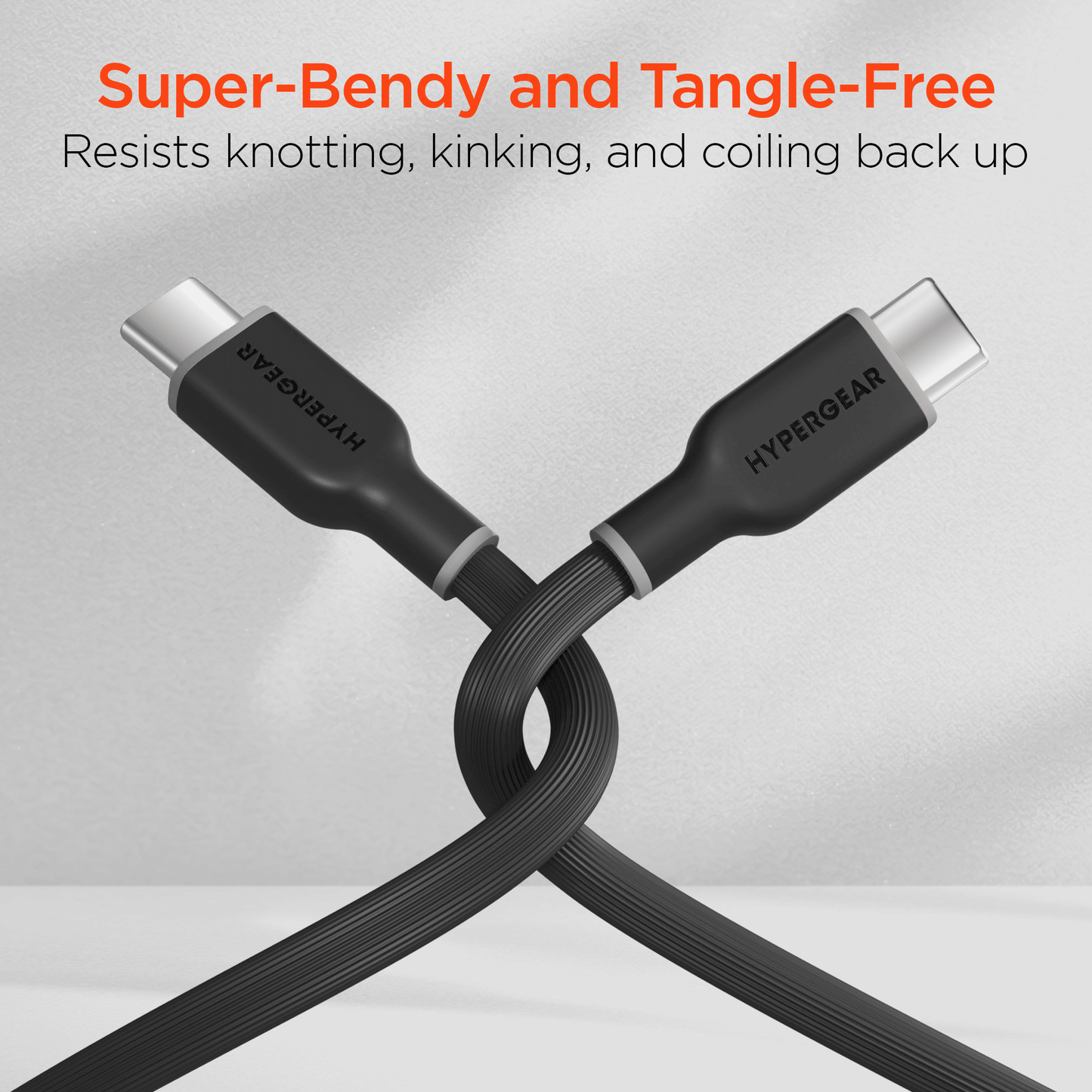 HyperGear Flexi PRO USB-C to USB-C Cable 4ft