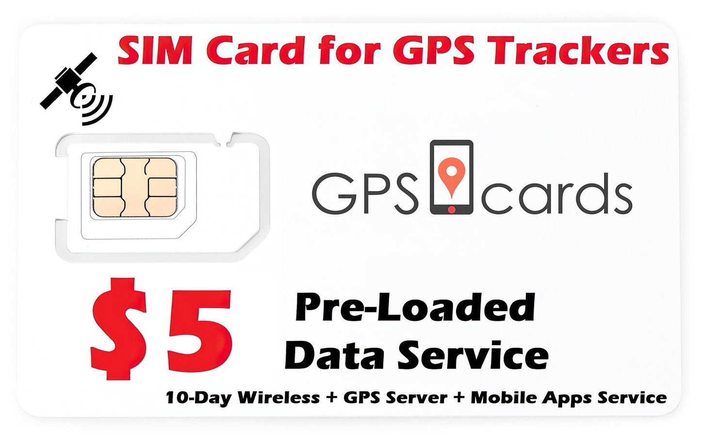 GPS Cards for Magnetic GF07 Mini Real Time Car Locator GPS Tracker / Phone App