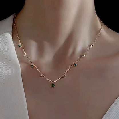 St. Patrick's Day Elegant Chain Necklace Festival Jewelry Pendant Necklace For Women & Girls
