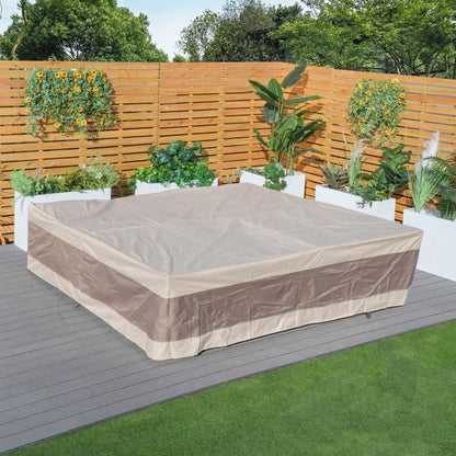 Direct Wicker 106x106in Water Resistant Patio Furniture Cover Heavy Duty Outdoor Sectional Sofa Cover