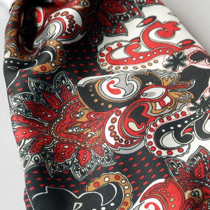 Blando Black Distinctive Stylish Paisley Pattern Fashion Soft Natural Silky Scarf/Wrap/Shawl(Large)