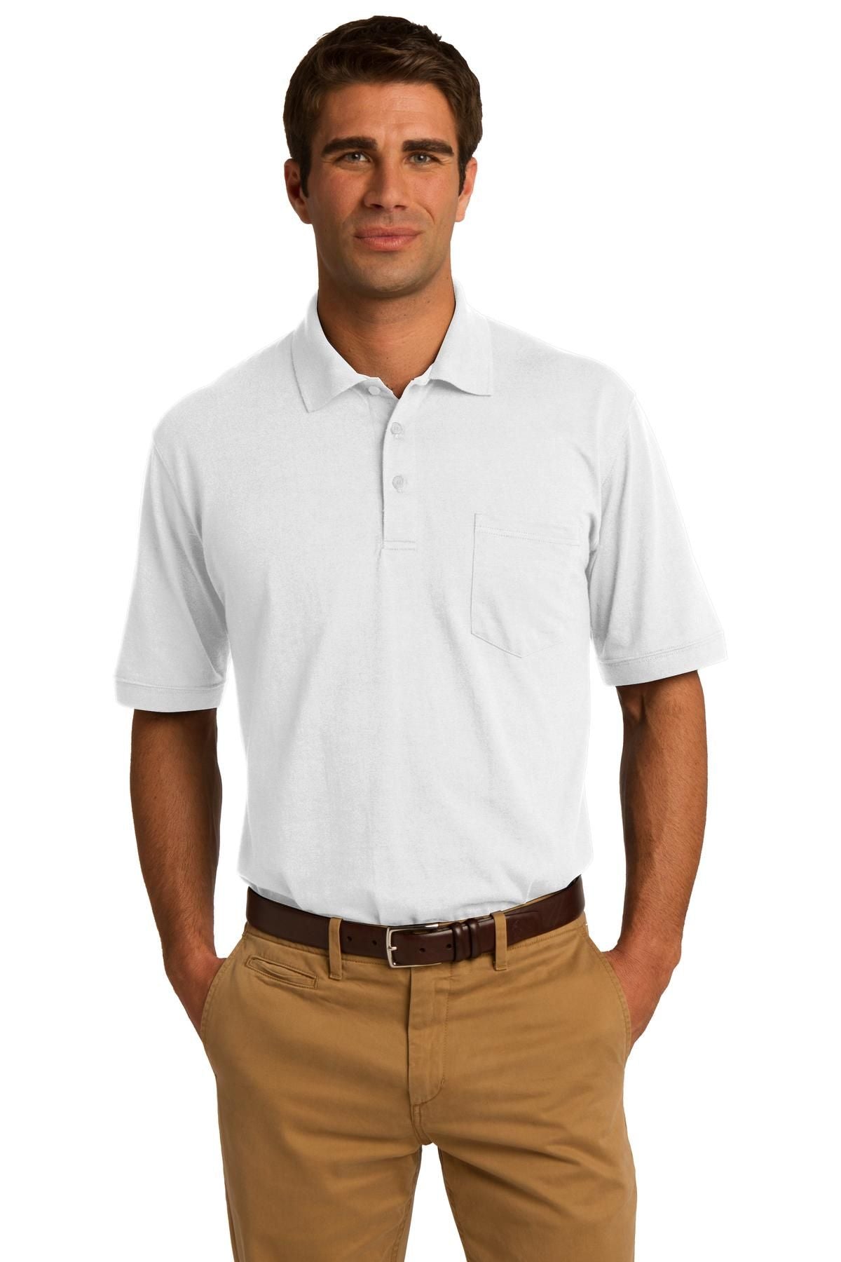 Port & Company Core Blend Jersey Knit Pocket Polo KP55P