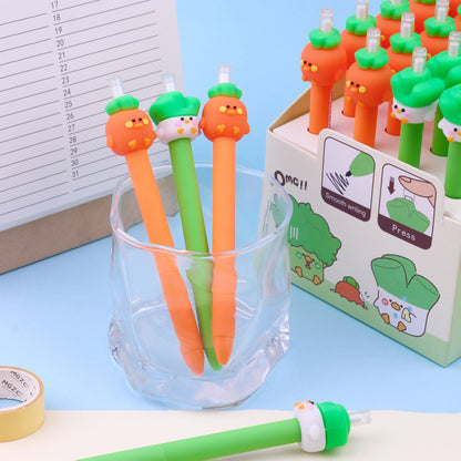 2pcs Vegetable-Shaped Mechanical Pencils. No Sharpening ! Inkless Pencil - Perfect For School & Office!
