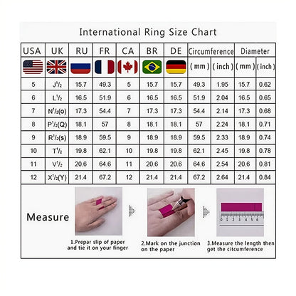 Luxury Amethyst Zircon Ring Woman Ring Valentine's Day Gift Zicron Inlaid