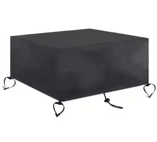 Square Fire Pit Cover, 30 in, Black