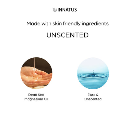 Natural Dead Sea Magnesium Resting Oil with a Whiff of Grapefruit & Bergamot – 4oz Topical Oil for Relaxation & Muscle Relief – Promotes Sleep & Skin Hydration  "