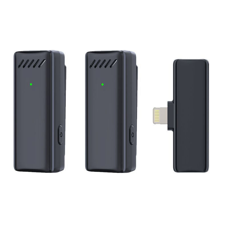 Cross border new wireless lavalier microphone with charging chamber; mobile phone live broadcast; outdoor recording; noise reduction radio microphone