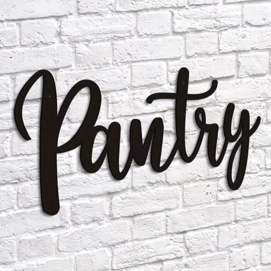 CIFbuy Metal Baked Paint Pantry Sign Wall Art Modern Kitchen Pantry Decor (TikTok, temu pickup)