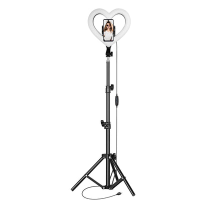 Supersonic PRO Live Stream 10" Heart Shaped Selfie Ring Light
