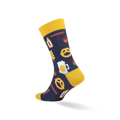 Colorful Funny Combed Cotton Crew Socks