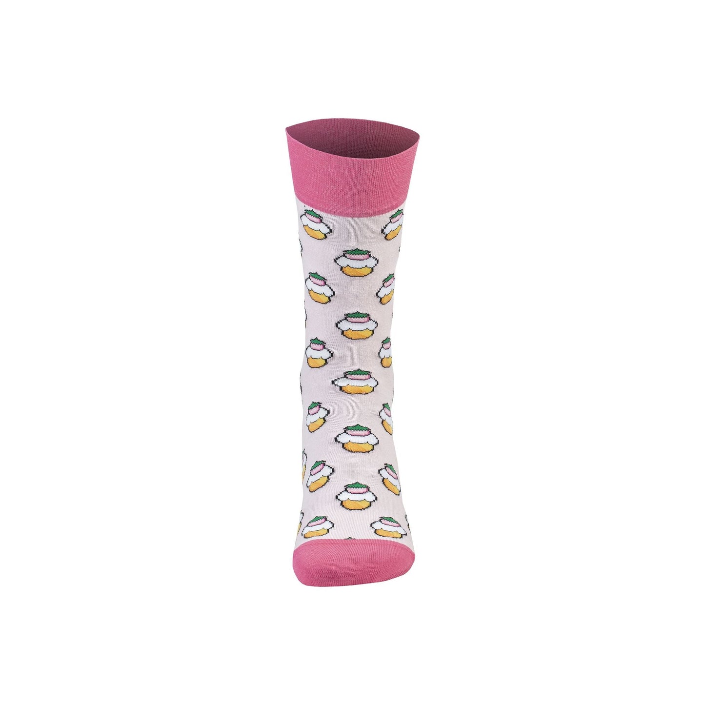 Colorful Funny Combed Cotton Crew Socks