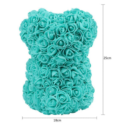 Rose Teddy Bear for Valentine's Day or Mother's Day Gifts
