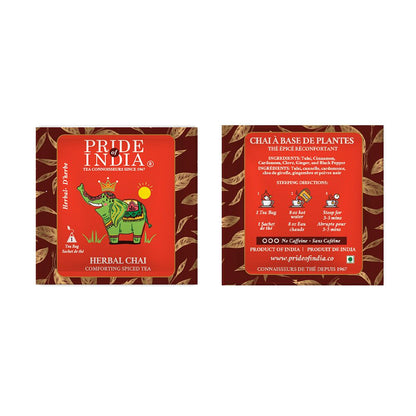 Herbal Chai (Comforting Spiced Tea)- 2 Pack (30 Tea Bags) 30ct