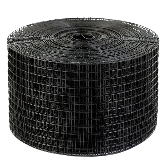 VEVOR 8 inch x 100ft Solar Panel Bird Guard, Critter Guard Roll Kit with Rust-proof PVC Coating, Solar Panel Guard with 50pcs Tire Wires, 1/2 inch Wire Roll Mesh