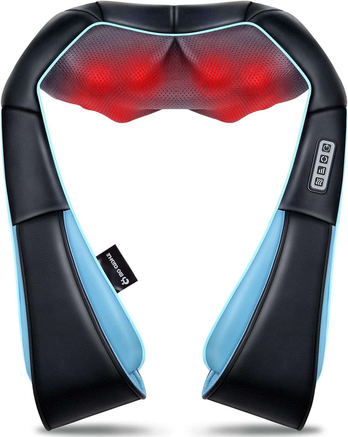 hiatsu Back Shoulder and Neck Massager with Heat, Electric Deep Tissue 4D Kneading Massage, Best Gifts for Women Men Mom Dad, Fathers Day, Mothers Day, Christmas Gifts