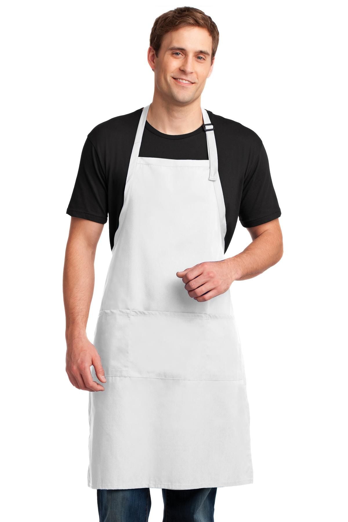 Port Authority Easy Care Extra Long Bib Apron with Stain Release A700