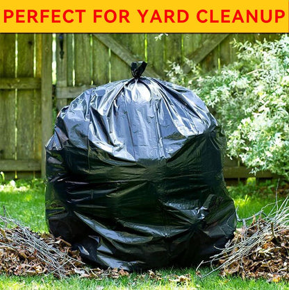 Boxed Disposable Garbage Bag 70 Pieces Puncture Tear Resistant Trash Bags, 39 Gallon Capacity, Multipurpose Cleaning Supplies For Industrial, Garden, Home, And Commercial Use - Durable, Leak-Proof