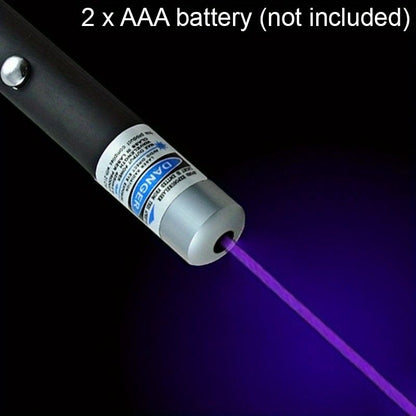 1pc Laser Pointer Laser Pen Laser Flashlight Portable Handheld Flashlight For Cats Dogs Pet Interactive Toys Laser Presentation (Two AAA Battery Not Included)