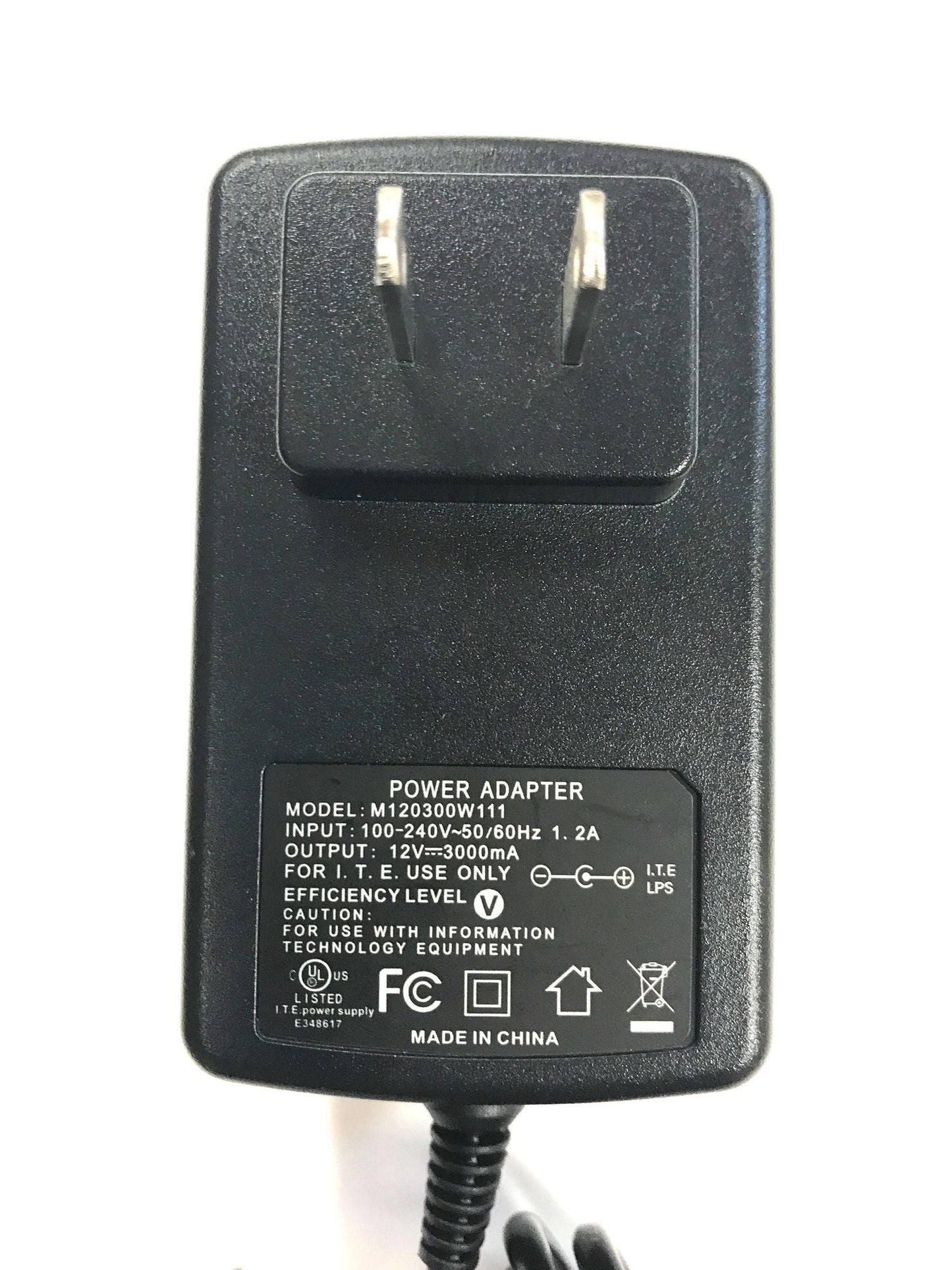 Naxa AC Adapter Power Supply Charger for LED LCD TVs and TV-DVD Televisions up to 15"