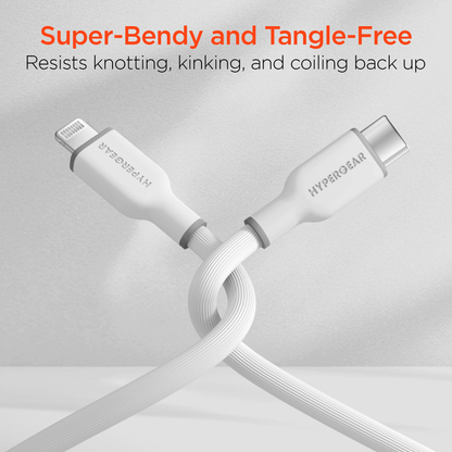 HyperGear Flexi PRO USB-C to Lightning Cable 10ft