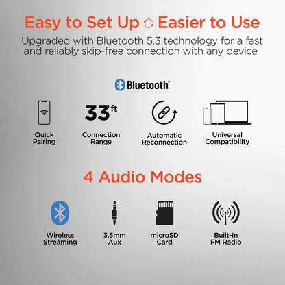 HyperGear Flip 2-in-1 Headphones Plus Speaker
