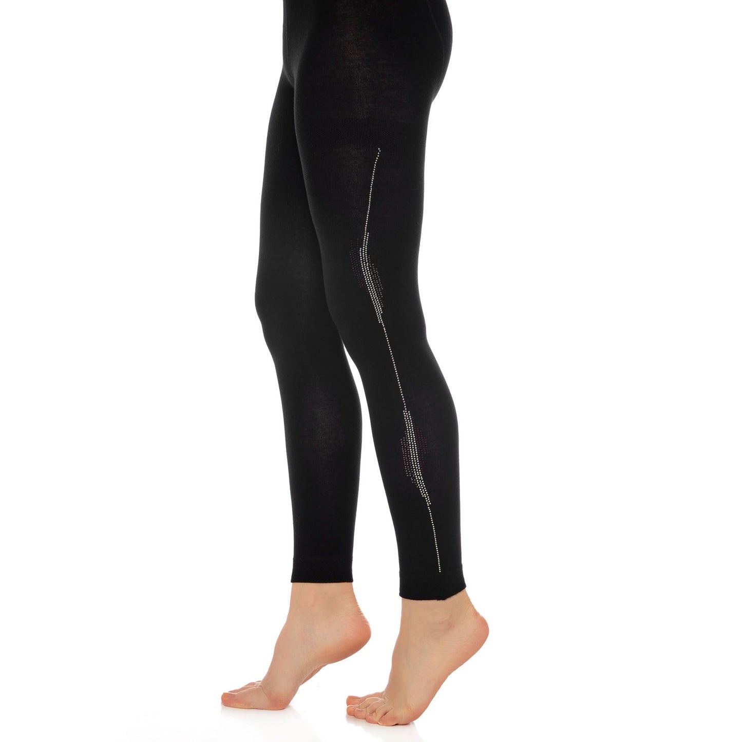 Bamboo Leggings for Women Soft Stretchy Full Length Elastic Leggings with Fancy Accessories
