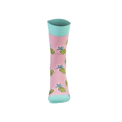 Colorful Funny Combed Cotton Crew Socks